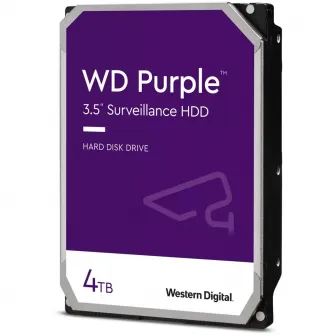 HDD WD Purple 4TB, 5400rpm, 256MB cache, SATA-III, 3.5
