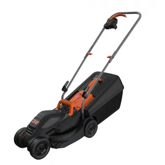 Masina electrica de tuns gazonul Black & Decker BEMW351, 1000 W, 32 cm latime lucru, 3 trepte taiere, 35 l sac colector