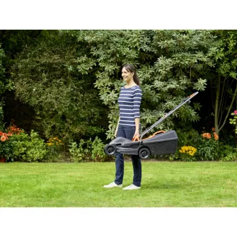 Masina electrica de tuns gazonul Black & Decker BEMW351, 1000 W, 32 cm latime lucru, 3 trepte taiere, 35 l sac colector