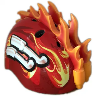 Casca de protectie, China global, 3D Blaze Hawk, rosu