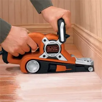 Slefuitor cu banda, Black & Decker KA88-QS, 720 W, 75x533 mm, Portocaliu