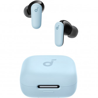 Casti In-Ear Anker Soundcore P30i, Wireless, Bluetooth 5.4, Smart ANC, 2-in-1 carcasa si stand, IP54, Albastru