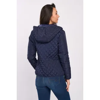 Lee Cooper, Jacheta cu gluga si buzunare oblice, Bleumarin, XS