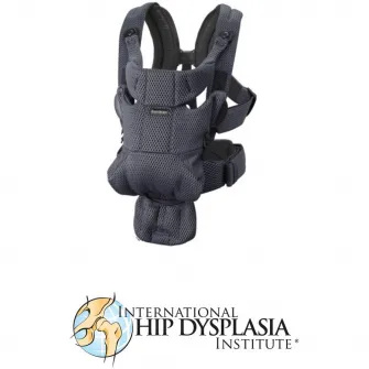 Marsupiu anatomic Move pentru bebelusi BabyBjorn Antracit 3D Mesh