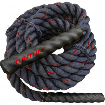 Franghie antrenament Tunturi Battle Rope, 3.8cm x 1500 cm
