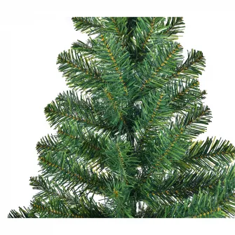 Brad artificial promotional Kring Toronto, PVC, cu suport din metal, 210 cm, Verde