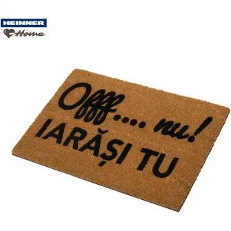 Covoras intrare Heinner Care Offf, fibre cocos, 60 x 40 cm
