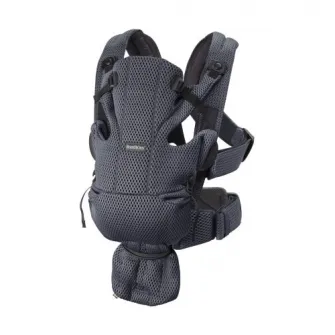 Marsupiu anatomic Move pentru bebelusi BabyBjorn Antracit 3D Mesh