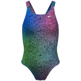Costum inot piscina femei Nike Multi Print Fastback One Piece, marime M, multi