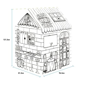 Casuta de colorat pentru copii Bankers Box - Treats 'N Eats