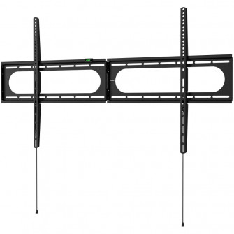 Suport TV de perete Hama 220843, Fix, 37"-120" (94cm-304,8cm), 100 kg, Negru