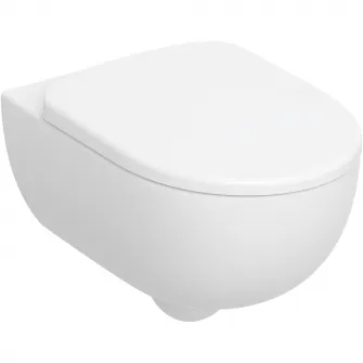 Set vas WC suspendat cu capac Geberit Selnova Premium 503.023.00.1 , spalare verticala, rimfree