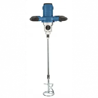 Amestecator vopsea/mortar Scheppach PM1400 5907805901, 1600 W, 760 RPM, 130 V, M14 filet racord, 115 mm diametru amestecator, 575 mm lungime amestecator maxima, 2 amestecatoare elicoidale, 2 tije prelungitoare, 2 chei fixe, 2 carbuni rezerva