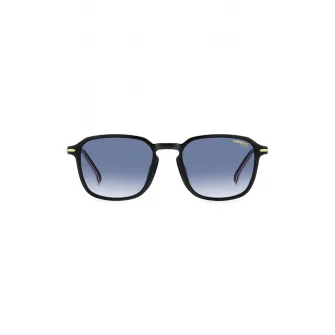 Carrera, Ochelari de soare patrati cu lentile in degrade, Auriu, Negru, 53-20-145
