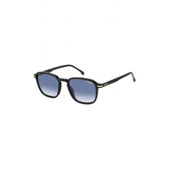 Carrera, Ochelari de soare patrati cu lentile in degrade, Auriu, Negru, 53-20-145
