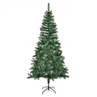 Brad artificial promotional Kring Toronto, PVC, cu suport din metal, 210 cm, Verde