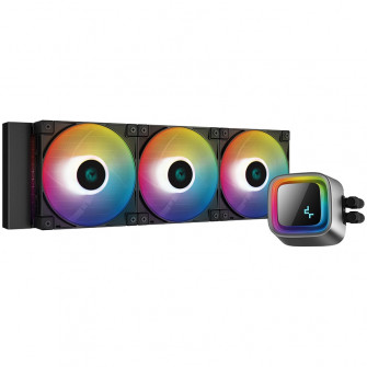 Cooler DeepCool LS720, 360mm, cu lichid, skt. Intel/ AMD, iluminare RGB