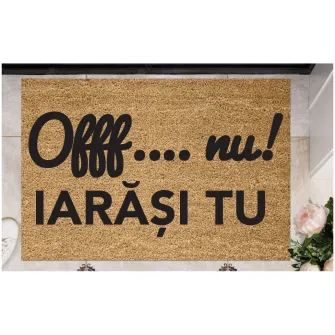 Covoras intrare Heinner Care Offf, fibre cocos, 60 x 40 cm