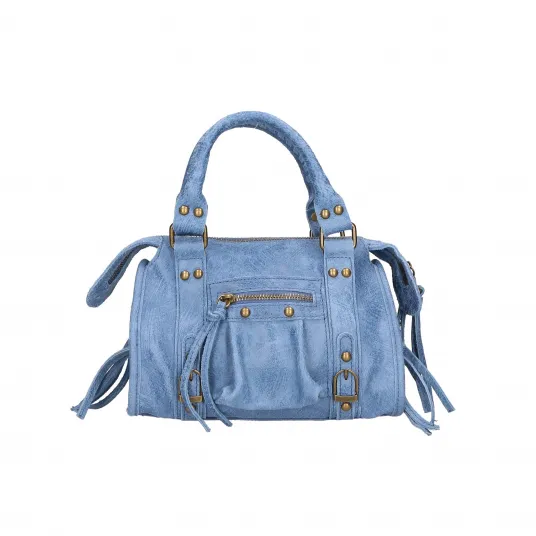 Gave Lux, Geanta de piele 25483, Albastru