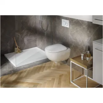 Set vas WC suspendat cu capac Geberit Selnova Premium 503.023.00.1 , spalare verticala, rimfree