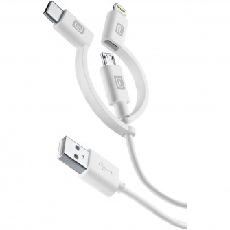 Cellularline 3in1 Micro-USB, USB-C, Type-C
