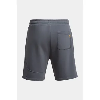 KAFT, Pantaloni scurti sport cu talie ajustabila, Gri inchis, 2XL