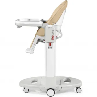 Scaun de masa 3in1 pentru bebelusi Peg Perego Tatamia Follow Me, 0-15 Kg, Paloma, Bej
