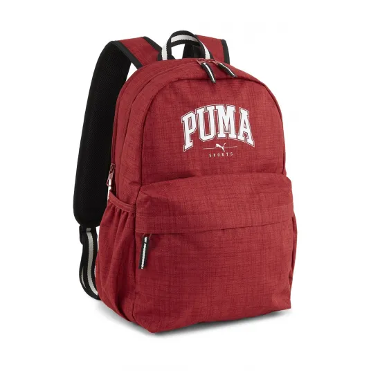 Puma, Rucsac unisex cu logo Squad, Rosu, Alb