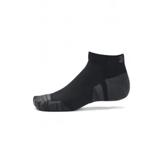 Under Armour, Set de sosete unisex pana la glezna pentru fitness Performance Tech - 3 perechi, Negru, M