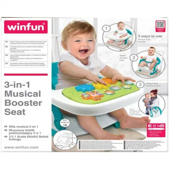 Centru de joaca 3 in 1 Winfun - Scaunel portabil