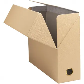 Cutie depozitare si arhivare Exacompta OfficeByMe, carton 1.5mm, Certificare FSC, 90mm, Bej