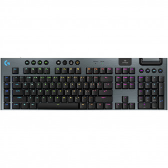 Tastatura Mecanica Gaming Logitech G915 X LIGHTSPEED, Clicky, Low-Profile, Wireless, Negru