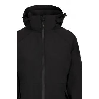 Trespass, Geaca cu buzunare cu fermoar pentru trekking, Negru, S