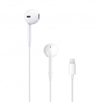Casti cu microfon Apple EarPods (Lightning Connector)
