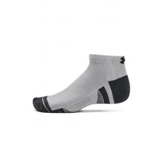 Under Armour, Set de sosete unisex pana la glezna pentru fitness Performance Tech - 3 perechi, Gri, L