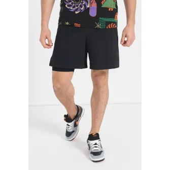 Nike, Pantaloni scurti cu tehnologie Dri-Fit pentru fitness Unlimited, Negru stins, 2XL