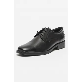 Geox, Pantofi clasici de piele, Negru, 41