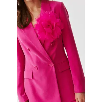 Tatuum, Sacou cu doua randuri de nasturi Ada, Fucsia, 44