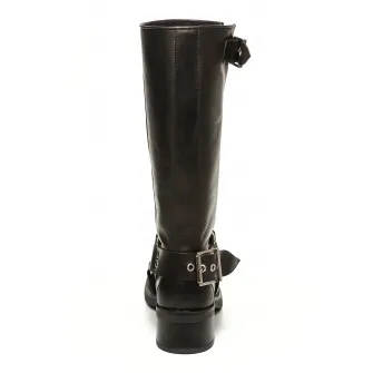 Steve Madden, Cizme medii din piele Beau, Negru, 39
