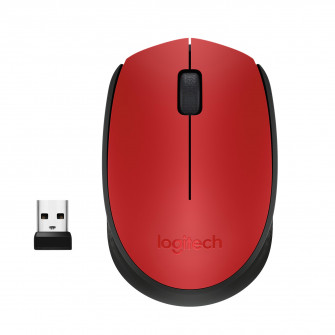 Mouse Logitech M171, Wireless, Rosu