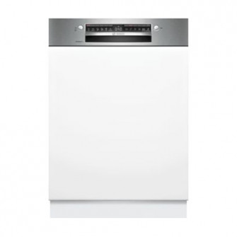 Masina de spalat vase semi-incorporata BOSCH SMI6YCS02E, 14 locuri, 6 programe, PerfectDry Zeolith+, clasa energetica A, argintiu