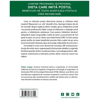 Reteta longevitatii, Dr. Valter Longo