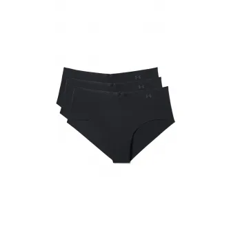 Under Armour, Set de chiloti hipster pentru antrenament Pure Stretch - 3 perechi, Negru, XL