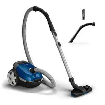 Aspirator cu sac PHILIPS Series 3000 XD3110/09, 3l, 650W, 79 dB, Albastru-Negru