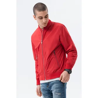 OMBRE, Jacheta bomber usoara, Rosu, M