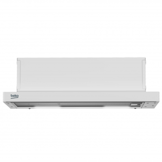 Hota incorporabila telescopica Beko HNT61310WH, Putere de absorbtie 300 mc/h, 3 Trepte de viteza, Iluminare LED , Alb
