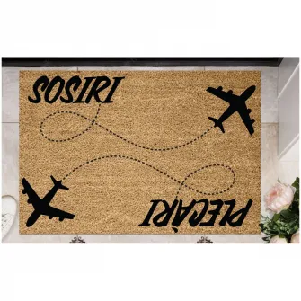 Covoras intrare Heinner Care Plane, fibre cocos, 60 x 40 cm