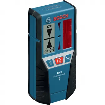 Receptor si telecomanda pentru nivela laser Bosch Professional LR 2, 5-50 m, IP54, В± 1/В± 3 mm precizie fina/grosiera, baterie 9 V (6LR61)