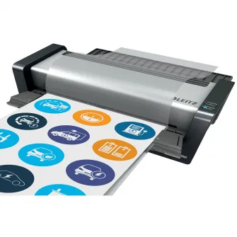 Laminator Leitz iLAMTouch Turbo Pro, A3, kit folii laminare inclus, argintiu