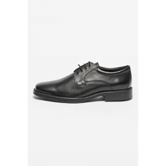Geox, Pantofi clasici de piele, Negru, 41